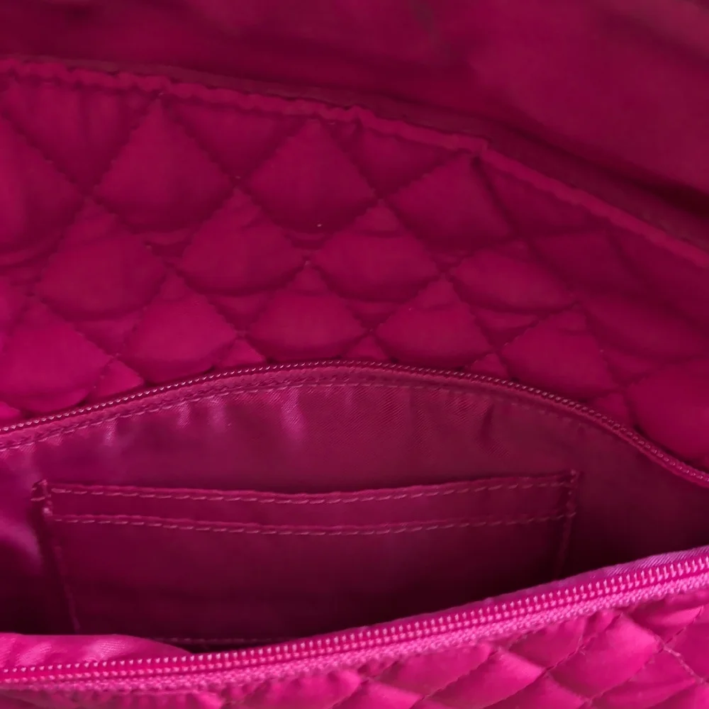 Vera Bradley Quilted Fuchsia Wristlet Clutch